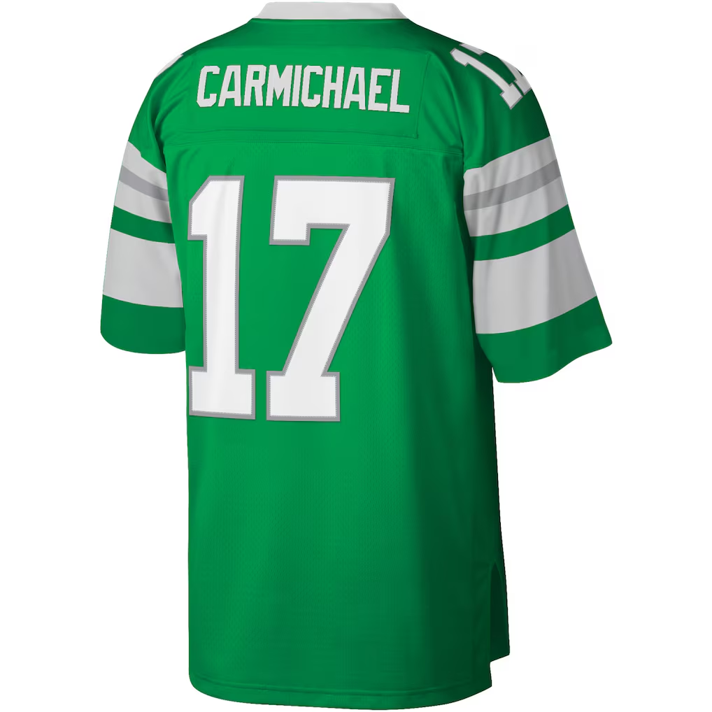 Friene P.Eagles #17 Harold Carmichael Mitchell & Ness Kelly Green Legacy Replica Puhic  Stitched Jerseys