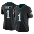 Friene P.Eagles #1 Jalen Hurts Player Black Limited Vapor F.U.S.E. Home Game Stitched Jerseys
