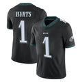 Friene P.Eagles #1 Jalen Hurts Player Black Limited Vapor Untouchable Home Game Stitched Jerseys