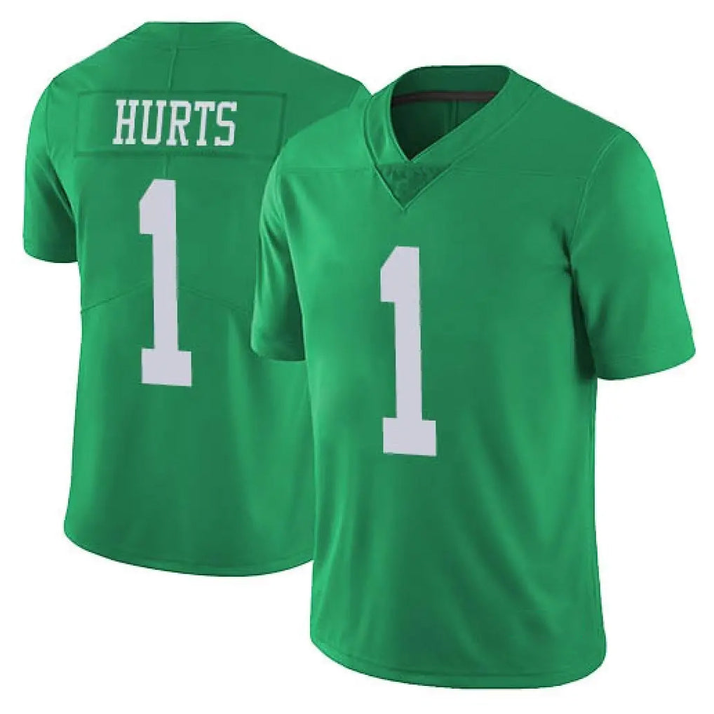 Friene P.Eagles #1 Jalen Hurts Player Green Limited Vapor Untouchable Home Game Stitched Jerseys