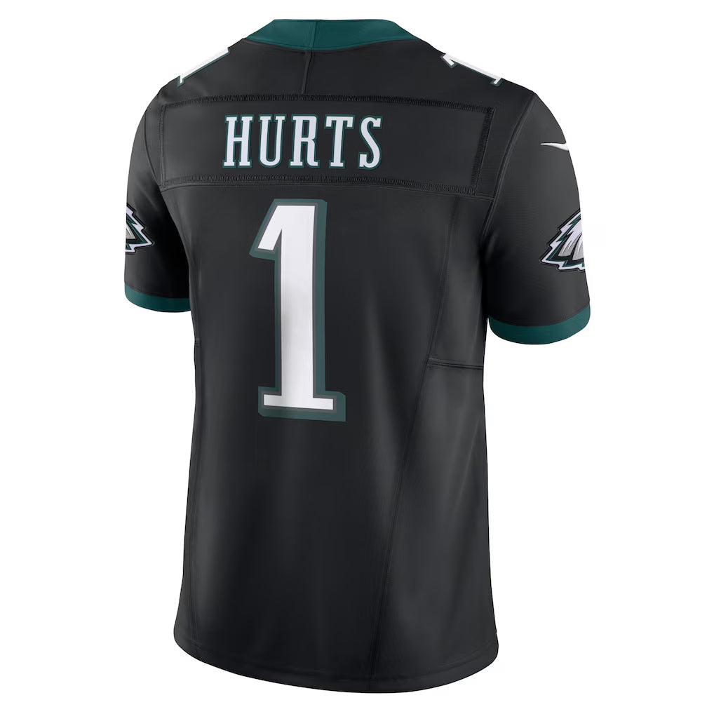 Friene P.Eagles #1 Jalen Hurts Player Limited Black Vapor F.U.S.E. Stitched Jerseys