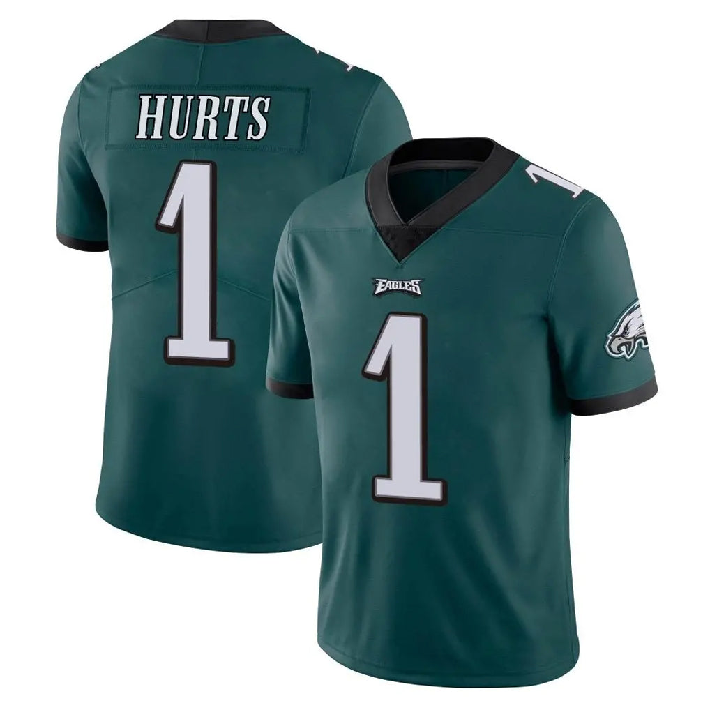 Friene P.Eagles #1 Jalen Hurts Player Team Color Green Vapor Untouchable Home Game Stitched Jerseys