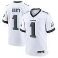 Friene P.Eagles #1 Jalen Hurts Player White Game Baseball Stitched Jerseys