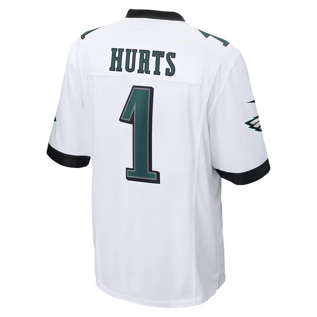 Friene P.Eagles #1 Jalen Hurts Player White Game Stitched Jerseys