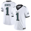 Friene P.Eagles #1 Jalen Hurts Player White Vapor F.U.S.E. Limited Baseball Stitched Jerseys