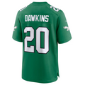 Friene P.Eagles #20 Brian Dawkins Green Alternate Retired Player Game Jersey Stitched American Stitched Jerseys