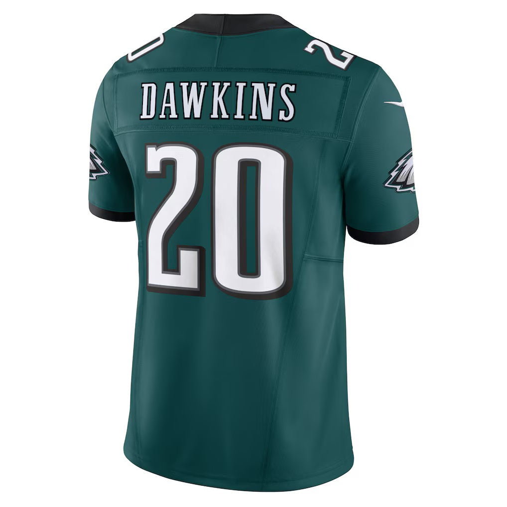 Friene P.Eagles #20 Brian Dawkins Midnight Green Vapor F.U.S.E. Limited Stitched Jerseys
