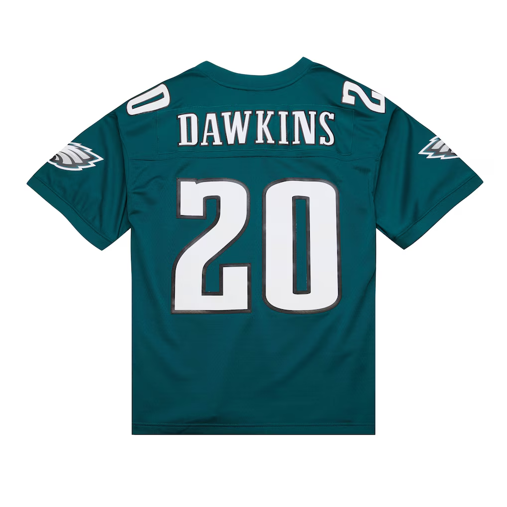 Friene P.Eagles #20 Brian Dawkins Mitchell & Ness Green Legacy Replica Stitched Jerseys