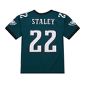 Friene P.Eagles #22 Duce Staley Mitchell & Ness Midnight Green 2002 Legacy Replica Stitched Jerseys