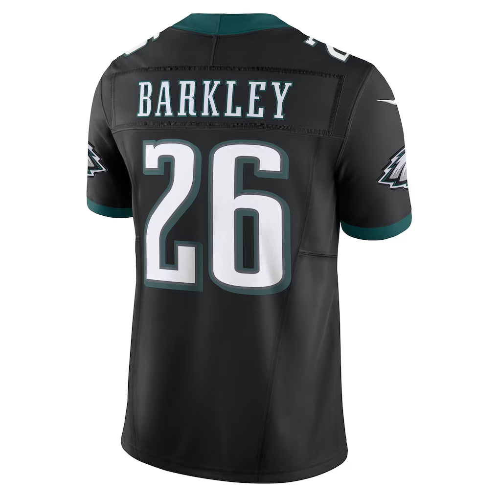 Friene P.Eagles #26 Saquon Barkley Black Vapor F.U.S.E. Limited Stitched Jerseys