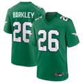 Friene P.Eagles #26 Saquon Barkley Green Alternate Game Jersey Stitched American Stitched Jerseys