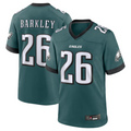 Friene P.Eagles #26 Saquon Barkley Midnight Green Game Player Jersey Stitched American Stitched Jerseys