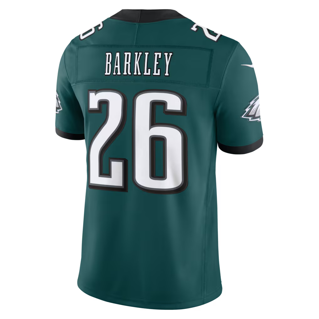 Friene P.Eagles #26 Saquon Barkley Midnight Green Team Vapor F.U.S.E. Stitched Limited Jerseys