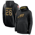 Friene P.Eagles #26 Saquon Barkley Player Black Salute To Service Stitched Jerseys