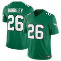 Friene P.Eagles #26 Saquon Barkley Player Kelly Green Vapor F.U.S.E. Limited Stitched Jerseys