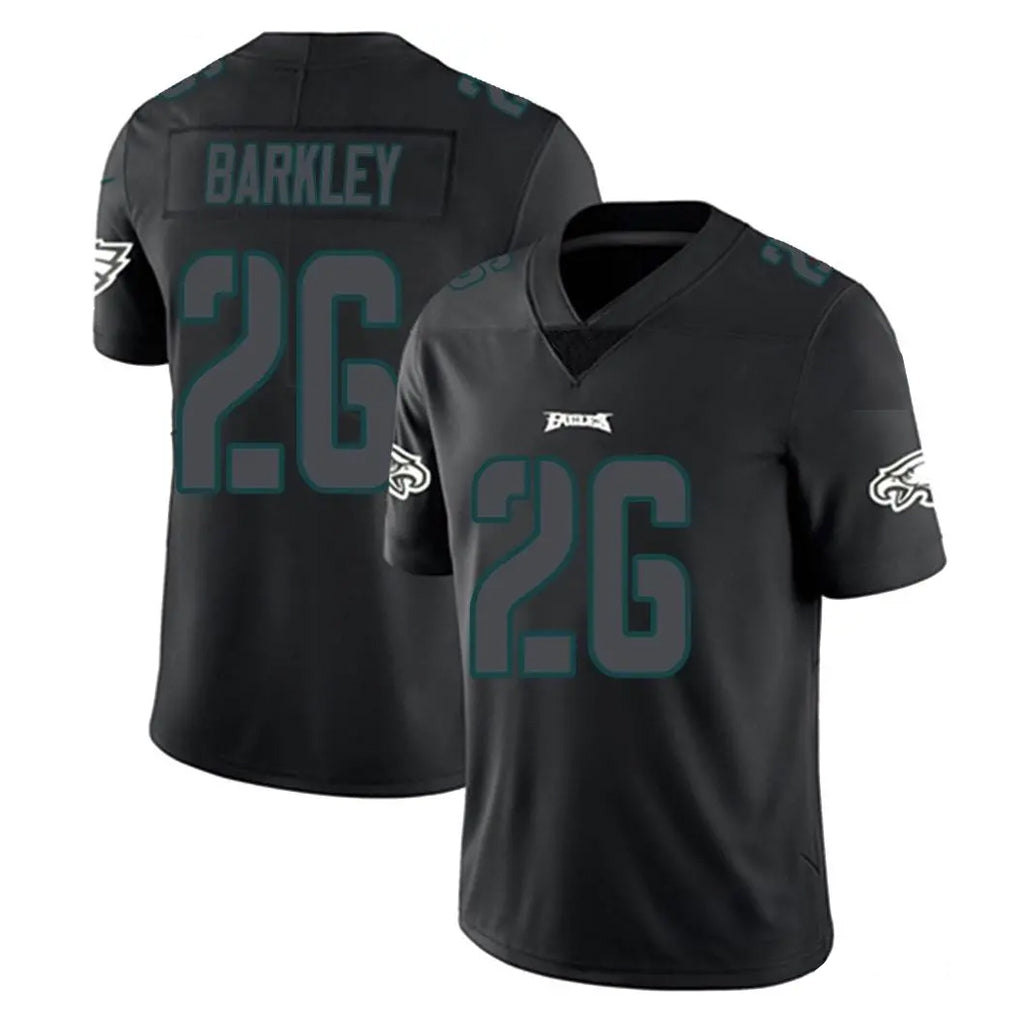 Friene P.Eagles #26 Saquon Barkley Player Limited Black Impact Home Game Stitched Jerseys
