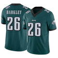 Friene P.Eagles #26 Saquon Barkley Player Team Color Green Limited Vapor F.U.S.E. Home Game Stitched Jerseys
