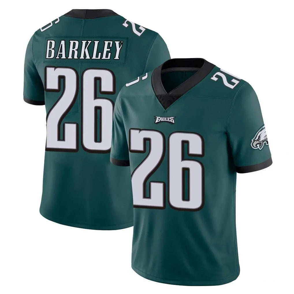 Friene P.Eagles #26 Saquon Barkley Player Team Color Green Vapor Untouchable Home Game Stitched Jerseys