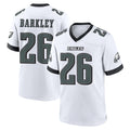 Friene P.Eagles #26 Saquon Barkley Player White Game Home Stitched Jerseys