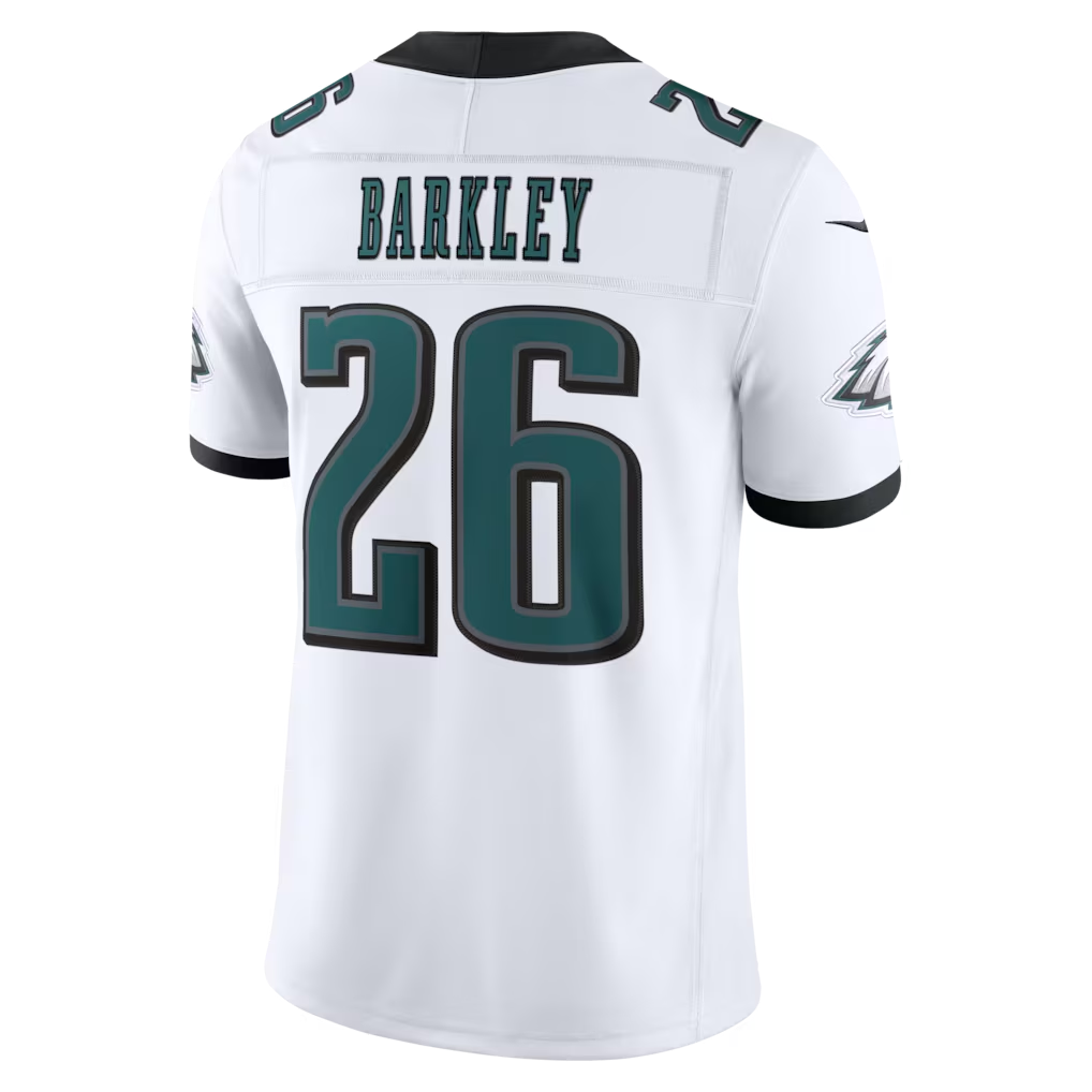 Friene P.Eagles #26 Saquon Barkley White Vapor F.U.S.E. Stitched Limited Jerseys