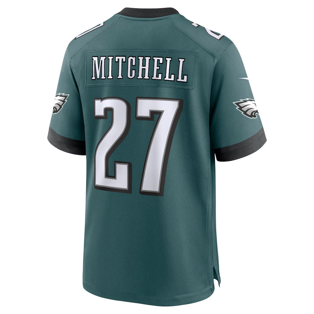 Friene P.Eagles #27 Quinyon Mitchell Midnight Green Player Game Stitched Jerseys