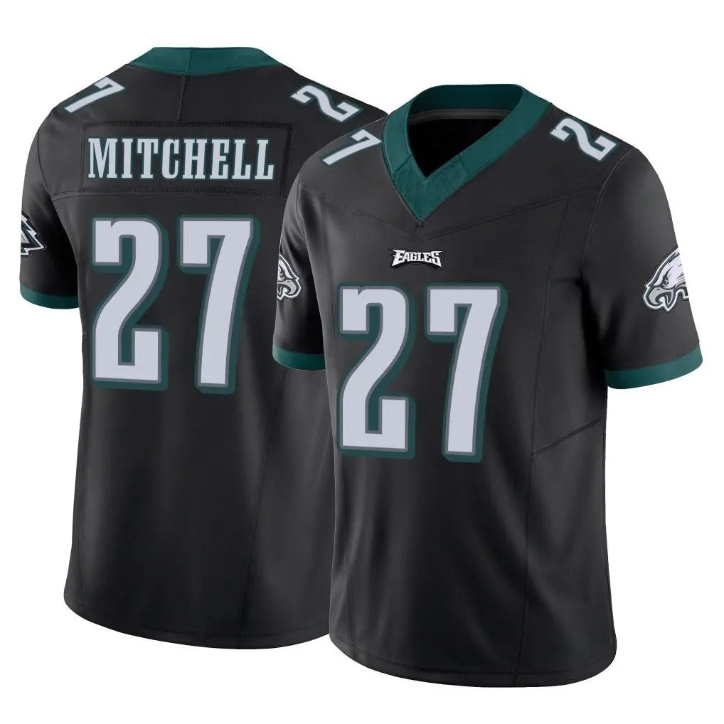 Friene P.Eagles #27 Quinyon Mitchell Player Black Limited Vapor F.U.S.E. Home Game Stitched Jerseys