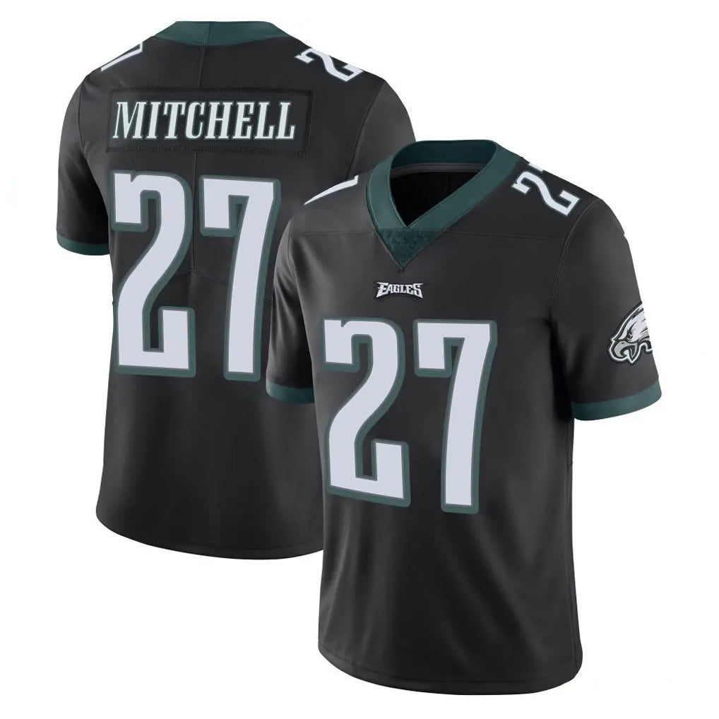 Friene P.Eagles #27 Quinyon Mitchell Player Black Limited Vapor Untouchable Home Game Stitched Jerseys