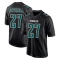 Friene P.Eagles #27 Quinyon Mitchell Player Carbon Black Fashion Home Game Stitched Jerseys