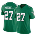 Friene P.Eagles #27 Quinyon Mitchell Player Green Kelly Alternate Vapor F.U.S.E. Home Game Stitched Jerseys