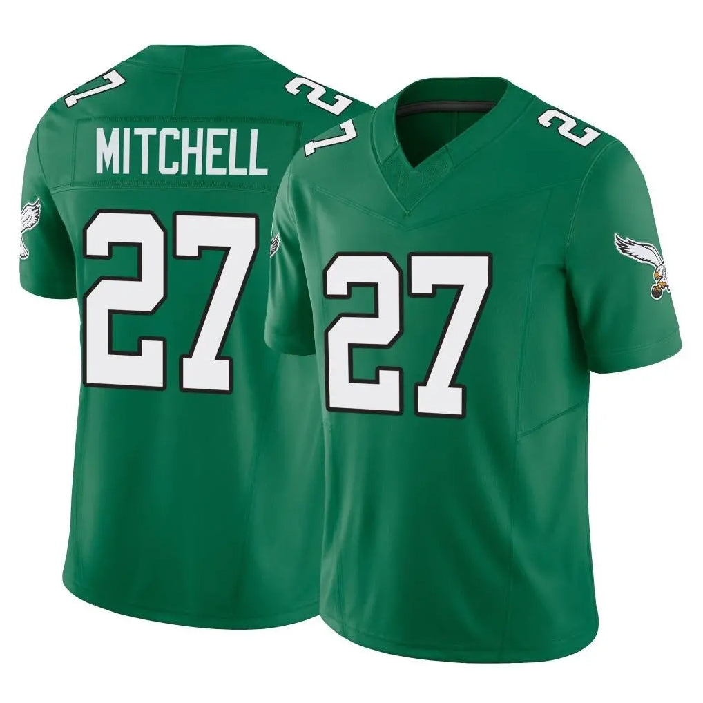 Friene P.Eagles #27 Quinyon Mitchell Player Green Kelly Alternate Vapor F.U.S.E. Home Game Stitched Jerseys