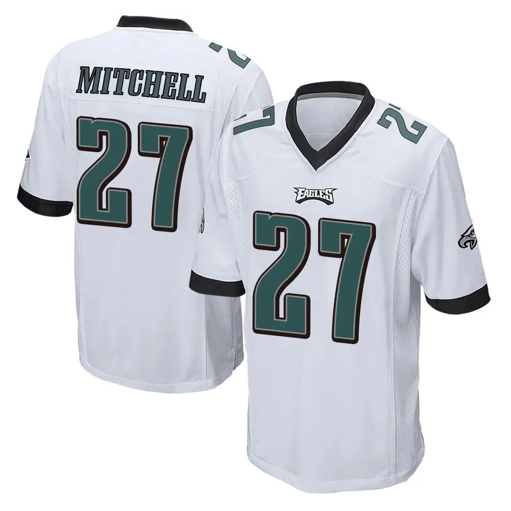 Friene P.Eagles #27 Quinyon Mitchell Player White Limited Vapor F.U.S.E. Home Game Stitched Jerseys
