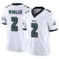 Friene P.Eagles #2 Riq Woolen Player White Limited Vapor F.U.S.E. Home Game Stitched Jerseys