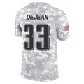 Friene P.Eagles #33 Cooper DeJean Player Arctic Camo Salute to Service Limited Stitched Jerseys