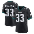 Friene P.Eagles #33 Cooper DeJean Player Black Game Home Stitched Jerseys