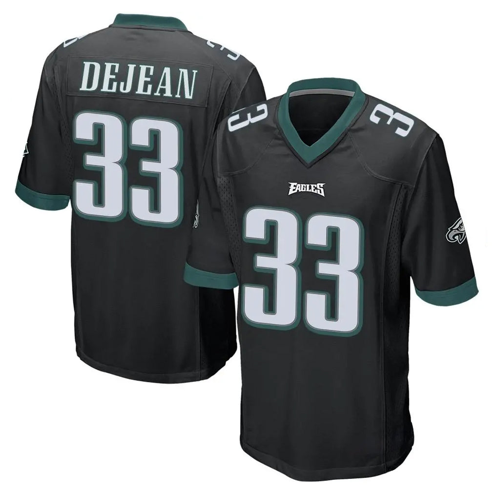 Friene P.Eagles #33 Cooper DeJean Player Black Home Game Stitched Jerseys