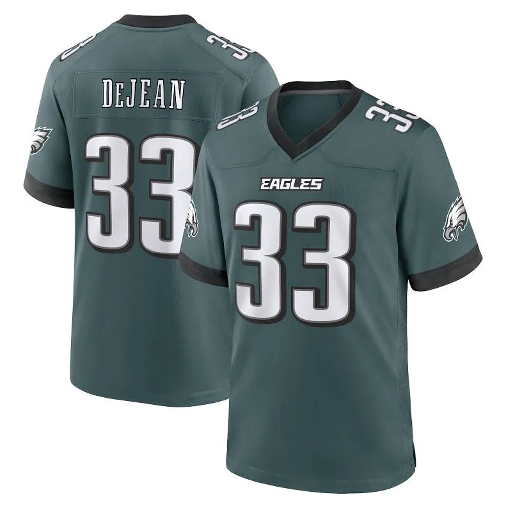 Friene P.Eagles #33 Cooper DeJean Player Green Home Game Stitched Jerseys