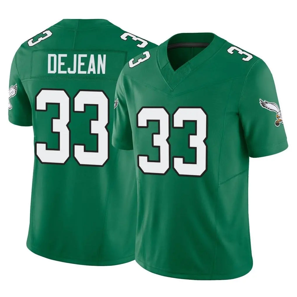 Friene P.Eagles #33 Cooper DeJean Player Green Kelly Alternate Vapor F.U.S.E. Home Game Stitched Jerseys