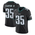 Friene P.Eagles #35 Michael Carter II Player Black Limited Vapor Untouchable Home Game Stitched Jerseys