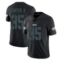 Friene P.Eagles #35 Michael Carter II Player Limited Black Impact Home Game Stitched Jerseys
