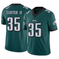 Friene P.Eagles #35 Michael Carter II Player Team Color Green Limited Vapor F.U.S.E. Home Game Stitched Jerseys