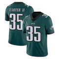 Friene P.Eagles #35 Michael Carter II Player Team Color Green Vapor Untouchable Home Game Stitched Jerseys