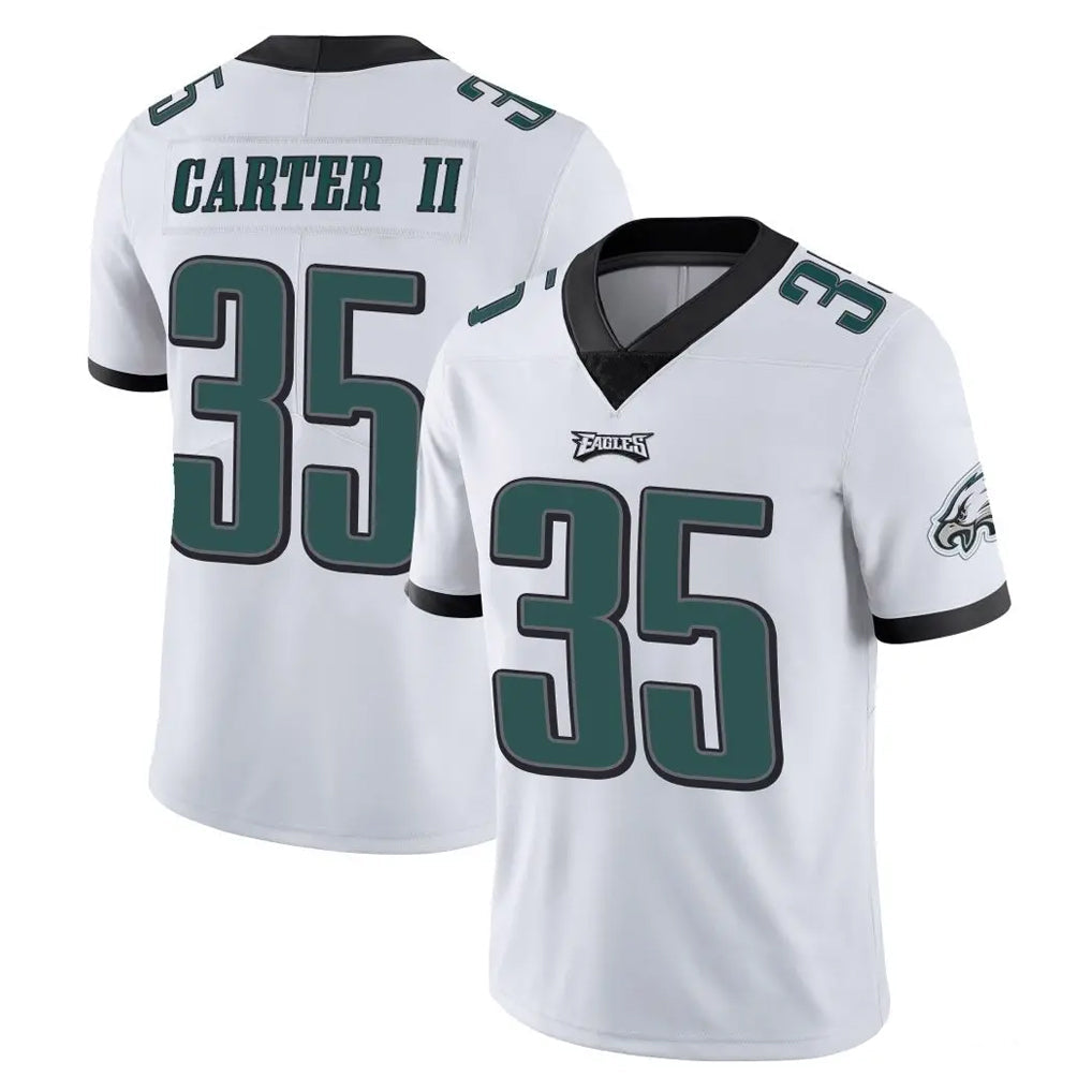 Friene P.Eagles #35 Michael Carter II Player White Limited Vapor Untouchable Home Game Stitched Jerseys