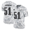 Friene P.Eagles #51 Cam Jurgens Player Arctic Camo Salute to Service Limited Game Stitched Jerseys