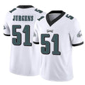 Friene P.Eagles #51 Cam Jurgens Player White Limited Vapor F.U.S.E. Home Game Stitched Jerseys