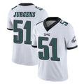 Friene P.Eagles #51 Cam Jurgens Player White Limited Vapor Untouchable Home Game Stitched Jerseys
