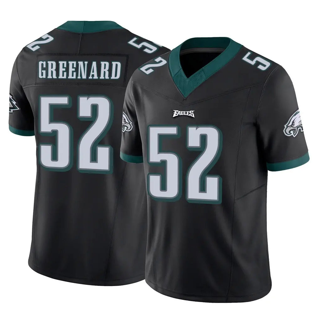 Friene P.Eagles #52 Jonathan Greenard Player Black Limited Vapor F.U.S.E. Home Game Stitched Jerseys