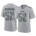 Friene P.Eagles #52 Jonathan Greenard Player Gray Atmosphere Fashion Home Game Stitched Jerseys