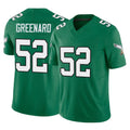 Friene P.Eagles #52 Jonathan Greenard Player Green Kelly Alternate Vapor F.U.S.E. Home Game Stitched Jerseys