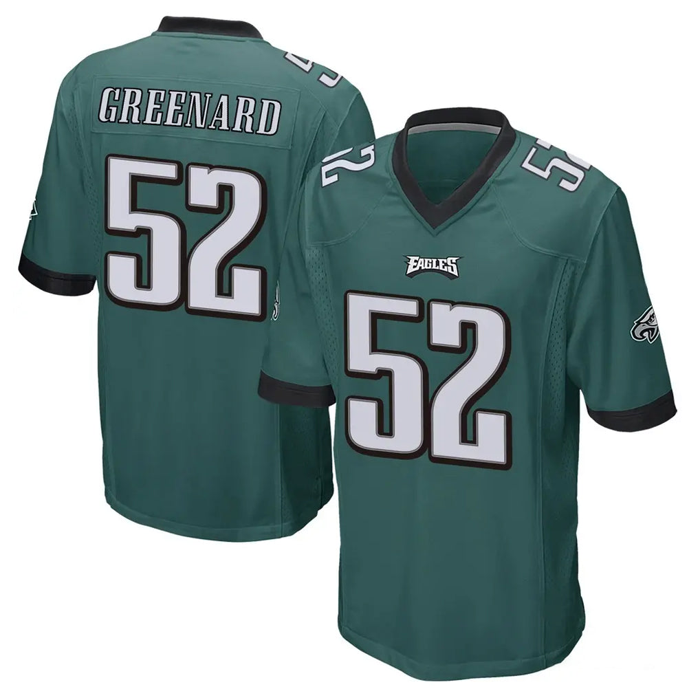 Friene P.Eagles #52 Jonathan Greenard Player Team Color Green Home Game Stitched Jerseys