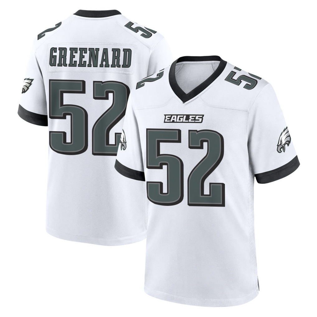 Friene P.Eagles #52 Jonathan Greenard Player White Game Home Stitched Jerseys